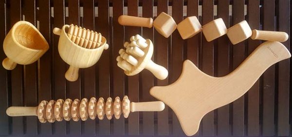 Kit de maderoterapia corporal (6 piezas)