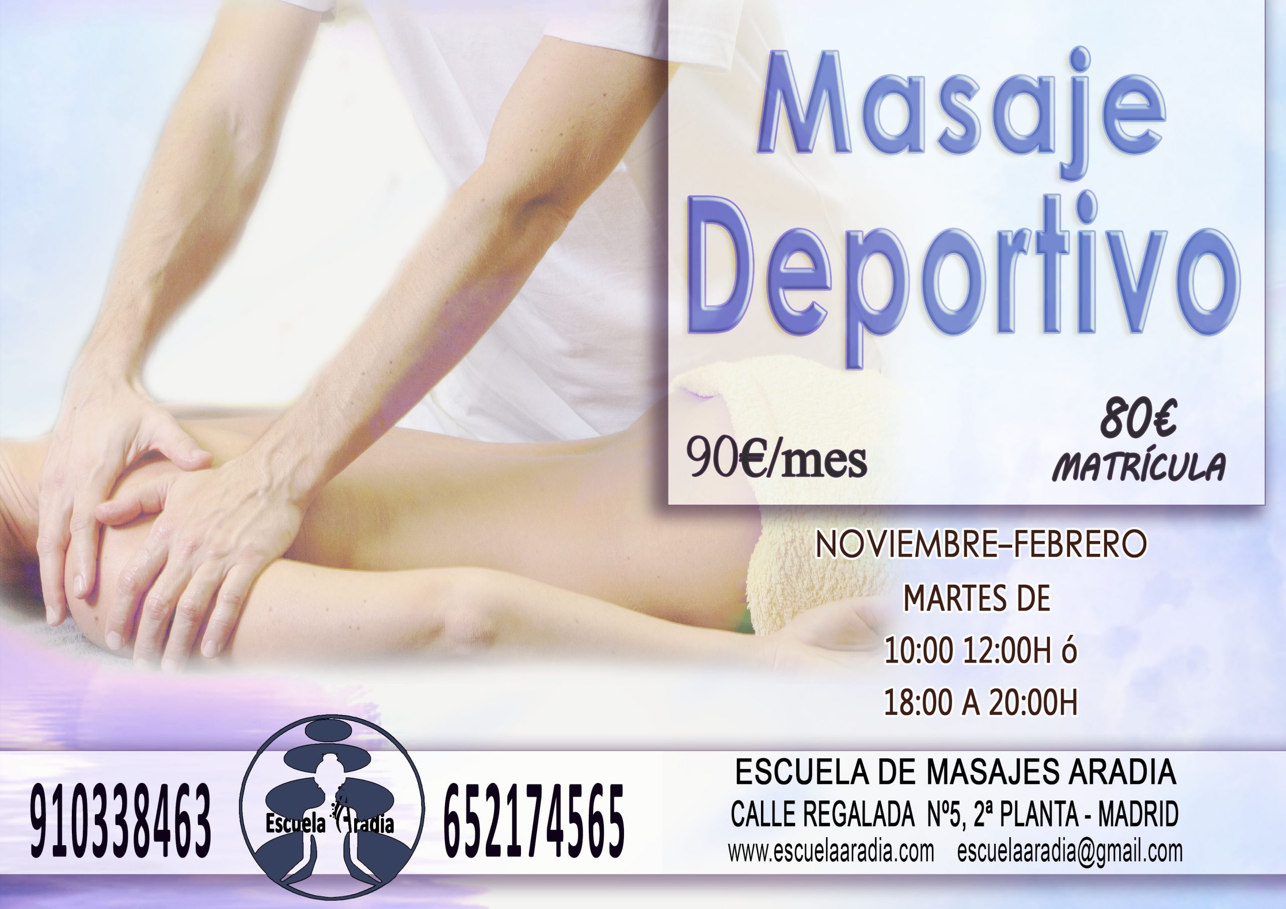 publicidad masaje deportivo