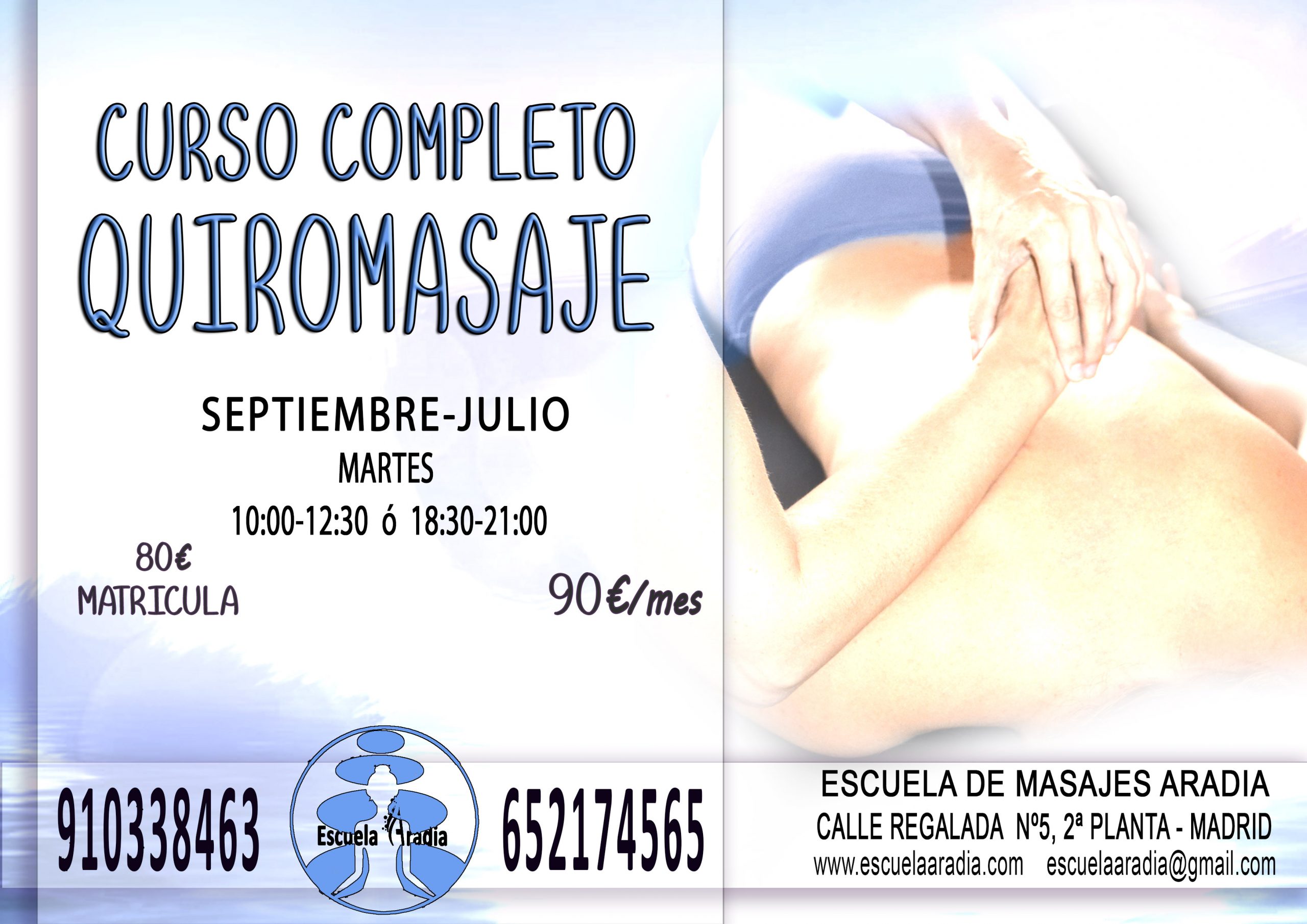 publicidad quiromasaje intensivo